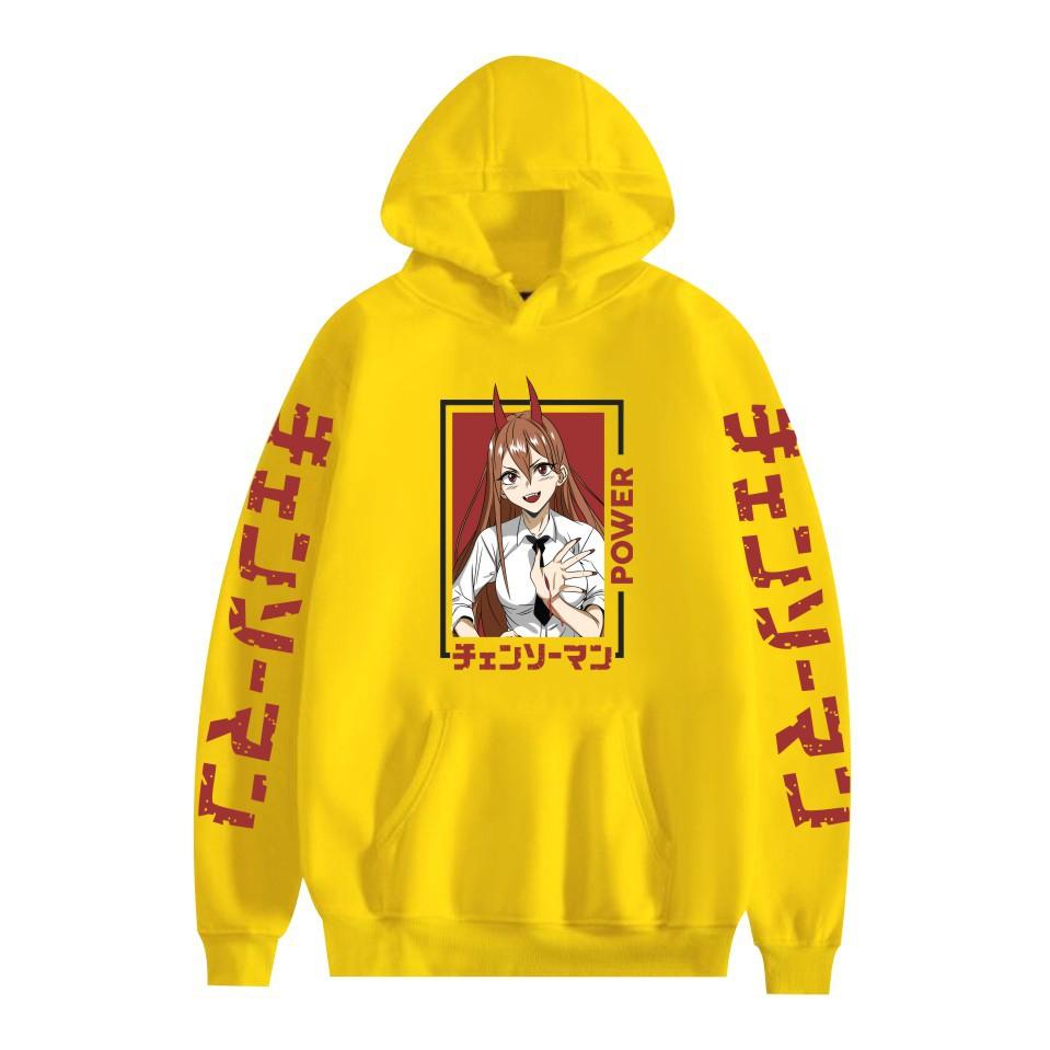 Unisex Chainsaw Man Hoodie Sweatshirt Anime Printed Streetwear Hoodies for Couples Men Women