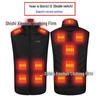 Men's Dual Control USB Heated Vest - 11 Zone, 3 Temperature Settings for Winter