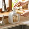 300/500ml White Bathroom Soap Dispenser Refillable Lotion Shampoo Bottle Portable Travel Dispenser Empty Bath Pump Bottle