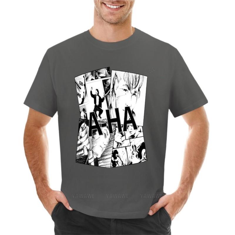 tshirt black Unisex cotton tops AHA TShirt kawaii clothes anime clothes tees Unisex graphic t shirts brand tshirt summer top tees