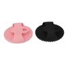 Silicone Body Scrubber Round Bath Brush Multifunctional Silicone Shower Brush Black Pink