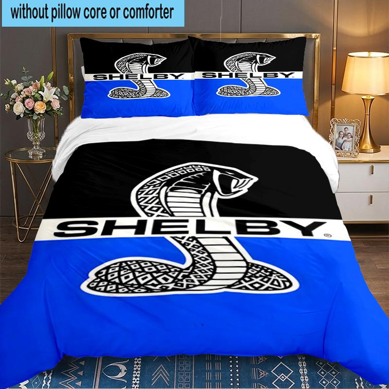 3PCS Snake Car Bedding Set,Including 1pc Duvet Cover And 2pcs Pillowcases Perfect for Bedroom, Dormitory, Large size Fan Christmas gift