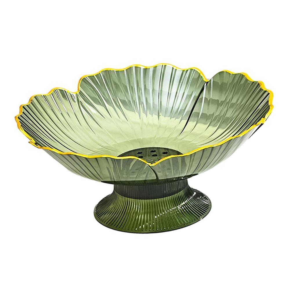 Miska na owoce z otworami drenażowymi, zdejmowana podstawka, pojemnik na przekąski, do dekoracji stołu, blatu, jadalni, biura, kuchni