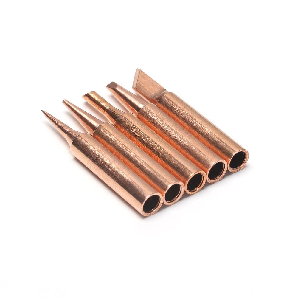 Copper 900M-T Soldering Iron Tip Welding Tips Solder Rework Station Tools For 936/937/938/969/8586