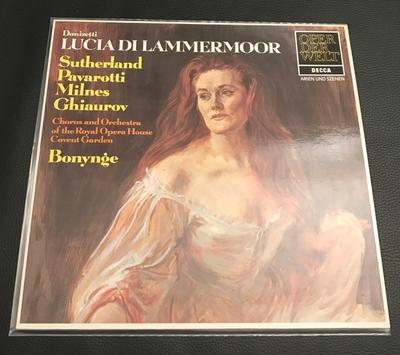 LP Record DONIZETTI SUTHERLAND PAVAROTTI M  Lucia Di Lammermoor Arien Und Szen 641644 DECCA Germany Classical Used