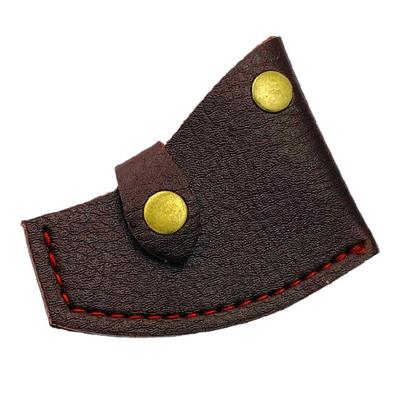 PU Leather Axes Slices Cover Axes Sleeve Protector Guard Axes Sheath Adjustable Belt Hatchets Cover for Outdoor Camping