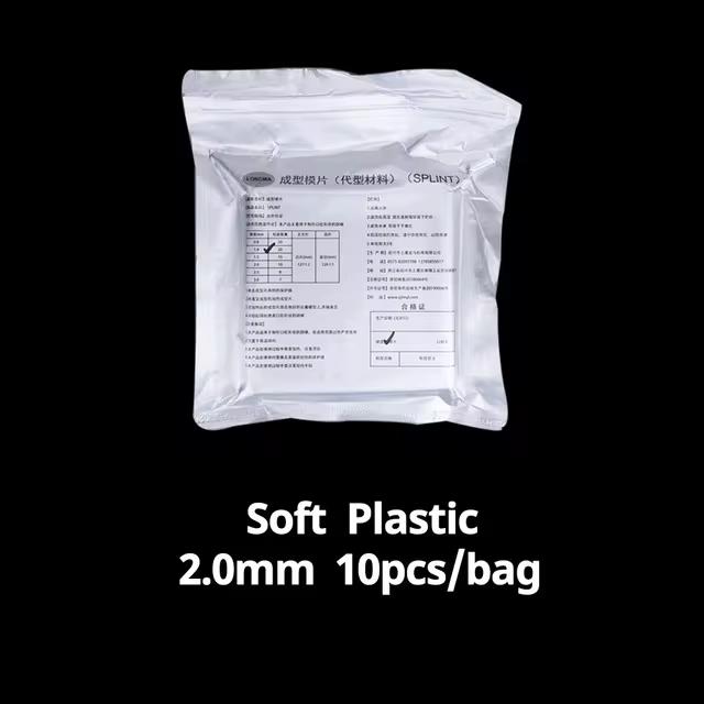 Dentallabor Kieferorthopädische Schiene Retainer Scheibe Tiefziehfolie Weich Hart 1,0/1,5/2,0mm 10/15/20 Stück Thermoformmaterial
