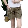 2026 Women's High Waist Slimming Cargo Shorts - Summer Style, Versatile, Elastic, Casual Hot Pants