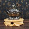 Lotus Flower Incense Burner Buddhi Buddha Holder Brass Mini Censer Incense Metal Craft Home