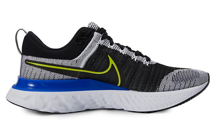 Nike React Infinity Run Flyknit 2 Black White Racer Blue Cyber CT2357-100