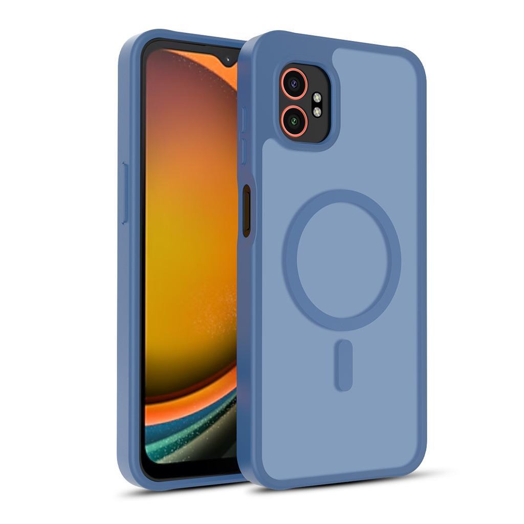 Skin Feel Shield Magnetic Case For Samsung Galaxy XCover7 Pro Magsafe Wireless Charging TPU Frame Hard Plastic Phone Cover