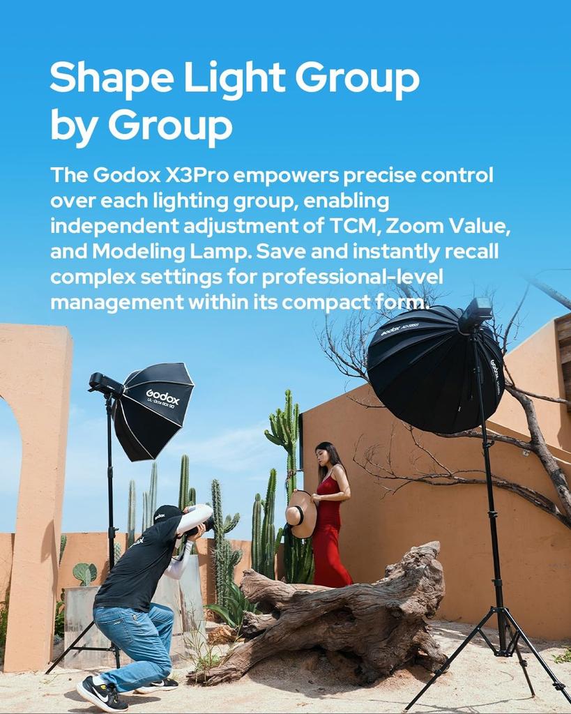Godox X3pro O for LCD TTL Sync Flash Wireless Commander Bluetooth HSS TCM Focus Assist Light Shutter Fast X3O Upgrade Compatible with OM System