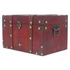 Treasure Chest Storage Box Antique Exquisite Wooden Jewelry Box for Movie Props Window Display