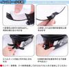 Wearable Camera Chin Motorcycle Helmet Chin Adhesive Mount Accessory for Helmet Chin Holder Compatible with GoPro Hero Osmo Insta360 Camera Mount,