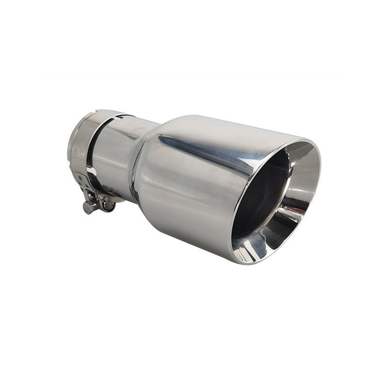 Double Wall Bevel Thickness 1.2mm Stainless Steel Vehicle Refitting Universal Exhaust Tip Car Muffler Tail Throat Modification
