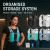 Xiaomi Men Women Running Water Bottle Storage Vest Lightweight Running Vest Reflective Hydration Water Chest Pack with Phone Holder