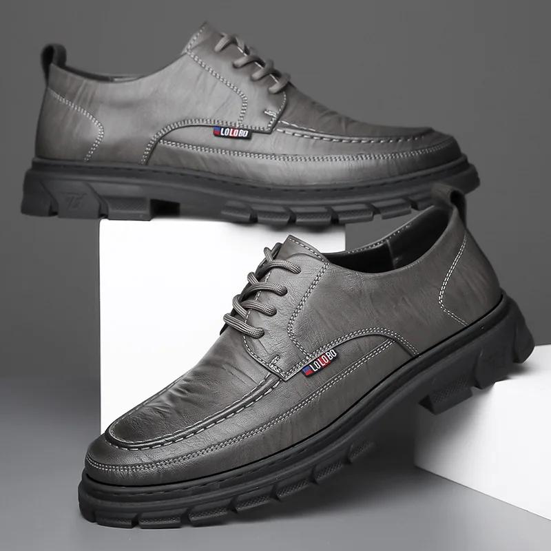 Fashion Leather Casual Men Genuine Shoes Luxury Brand Soft Men's Loafers  Breathable Moccasins Mens Walking Driving Shoes Zapatos Hombre