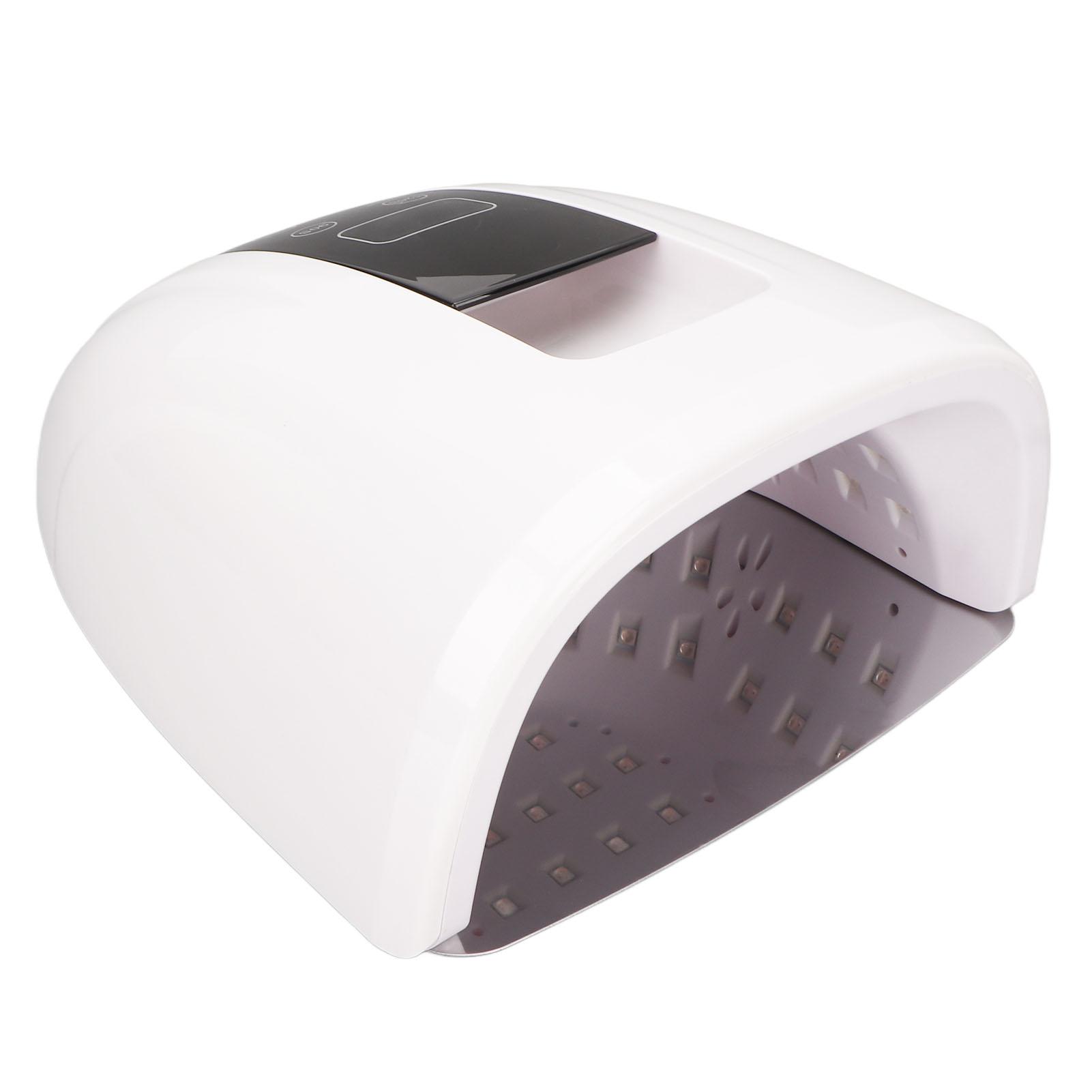 

90 Вт УФ-светодиодная сушилка для ногтей, 4 настройки времени, 45 шт. световых чипов, 180 градусов, лампа для сушки лака для ногтей, белая AU Plug