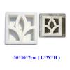 Kunststoff Betonform Hohlblockform Dekorative Zement Fenster Muster Zaunwand Gitter Ziegelform Terrasse Garten Dekoration