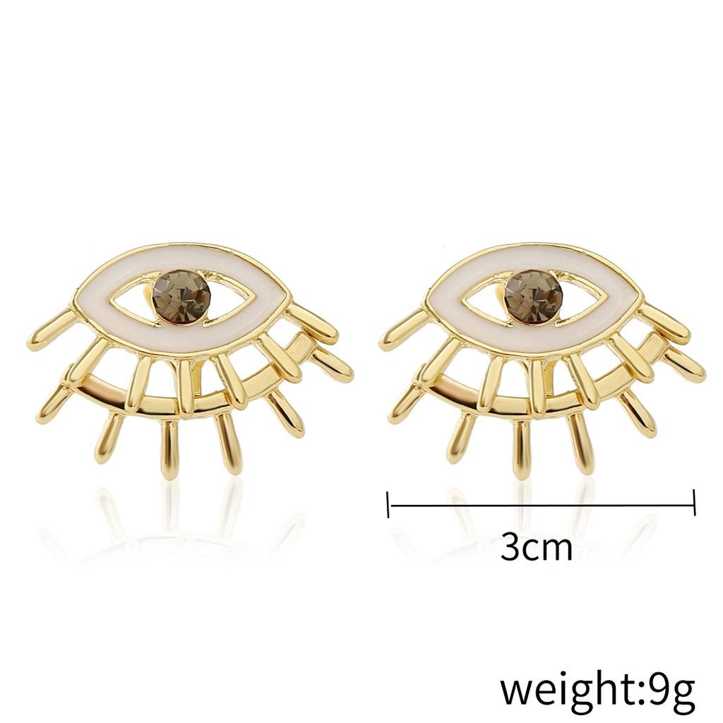 Popular European And American Devil Eye Pendant Necklace With Multiple Layers Stunning Alloy Material