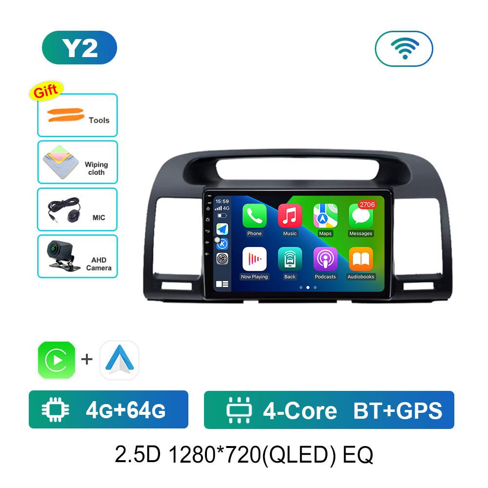 Radio Auto Android 14 Sistem Inteligent Pentru Toyota Camry 5 XV 30 2001 - 2006 Player Multimedia Navigație GPS DSP Stereo