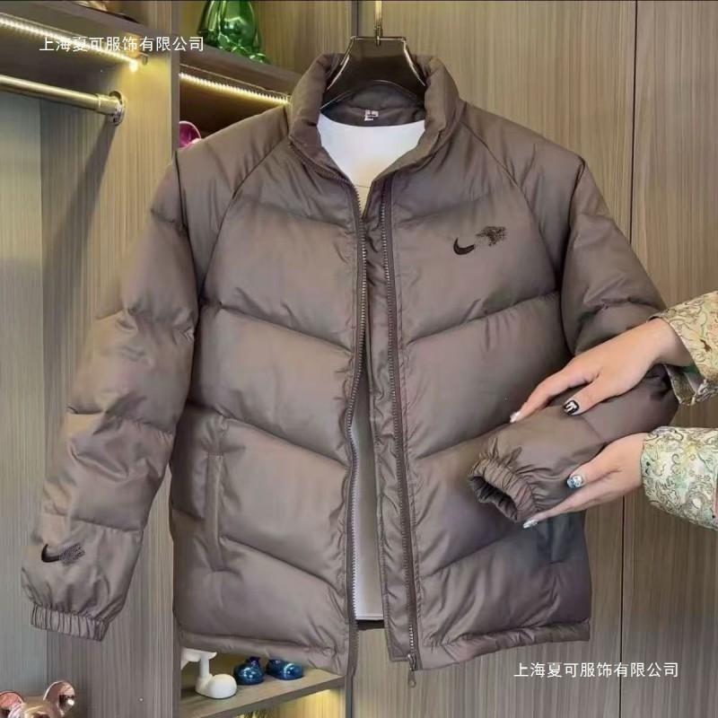 Mens Winter Thick Cotton Jacket Stand Collar Warm Casual Fashion Black Lightweight Luxury Coat