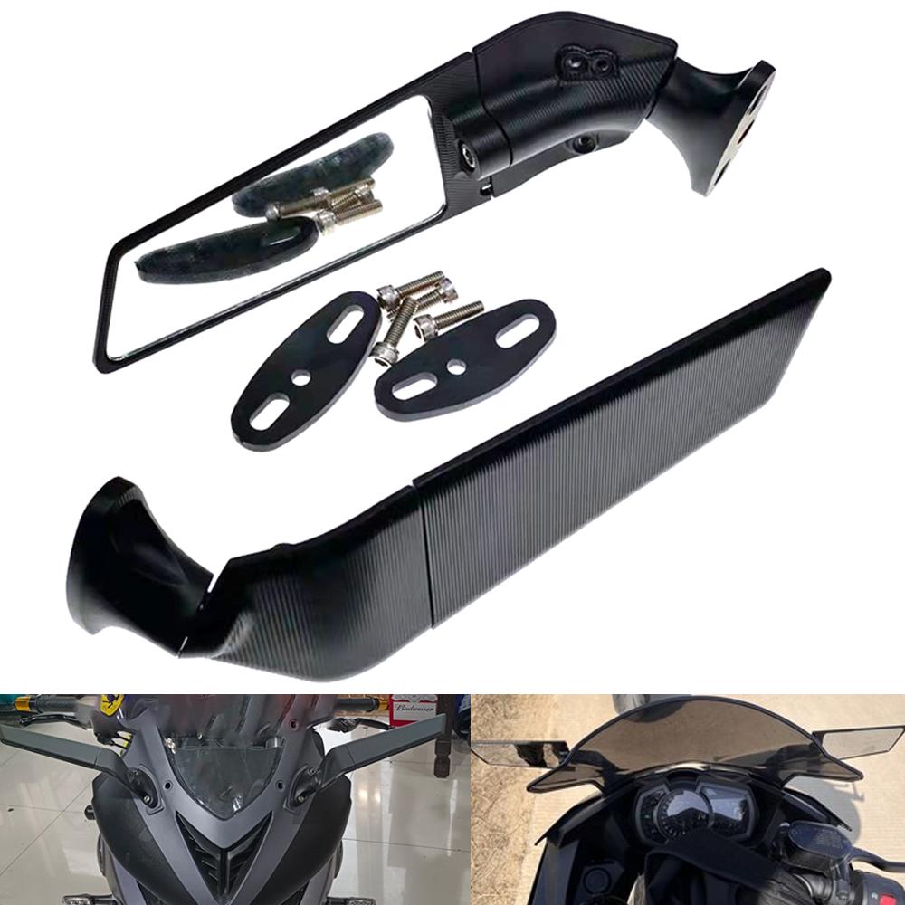 

Для Kawasaki ZX14R ZX12R ZZR600 ZZR1200 ZZR1400 Мотоцикл ветрокрыло спортивный автомобиль вращающийся большое поле зрения заднего вида C