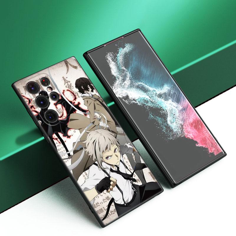 

Аниме Bungo Stray Dog черный силиконовый чехол для телефона Samsung Galaxy S23 S21 S20 FE S24 S22 Ultra S10E S10 S9 S8 Plus Samsung S8 Plus