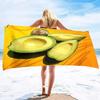 Avocado Beach Towels,Outdoors Pool Microfiber Towel Soft Fluffy and Super Absorbent Sand Free Quick Dry Lightweight Bath Towels