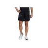 adidas Logo-Print Mittelhoch Feuchtigkeitsableitend Bequeme Lässige Shorts Herren Unterteile Schwarz GL8678