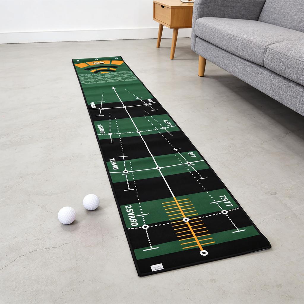 Putting Mat Training Aid Practice Putting Green Mat Anti Slip Backing for Indoor  