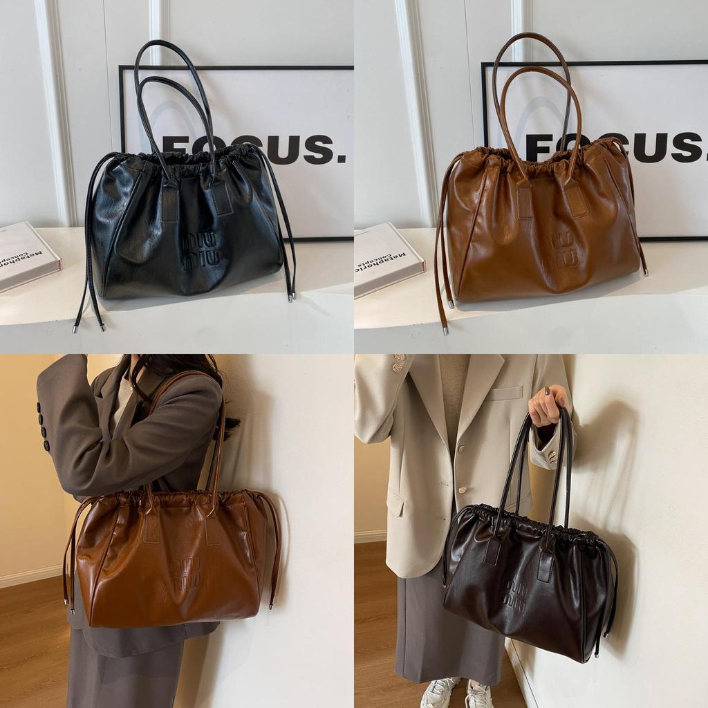 Fashion Retro Womens Soft Surface Tote Bag With Large Size For Daily Use