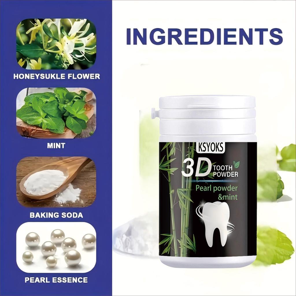 The surface of the teeth is shiny and the gaps between them are clean, so there is no need to worry about oral hygiene