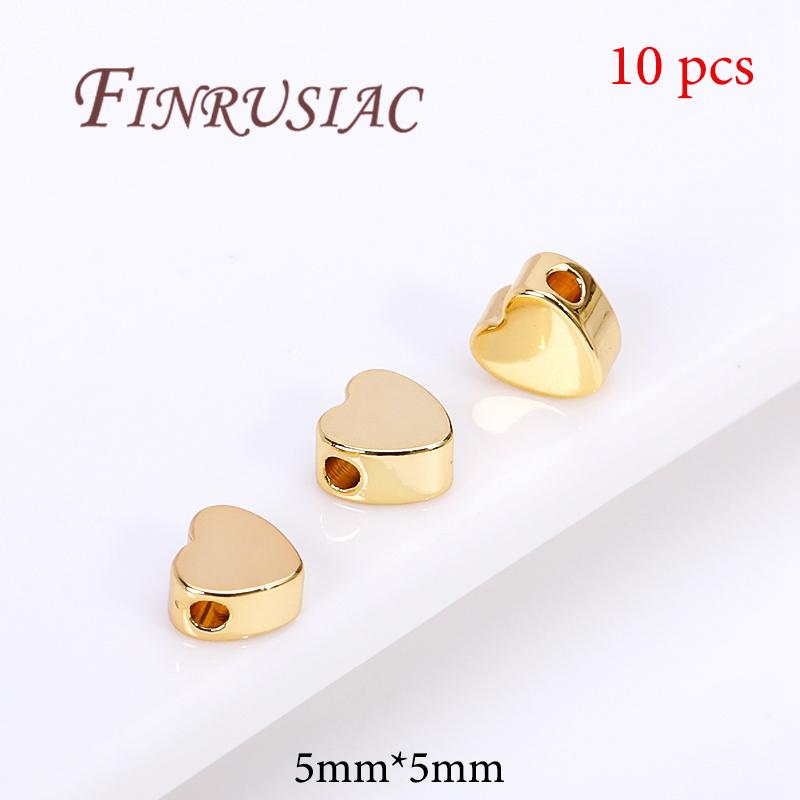 18K Gold Plated Bead End Caps For Jewelry Making Supplies Spacer Bead Caps DIY Accessories