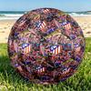 Football Club Print Size 5 Soccer Ball, PU Wear Resistant Football for Match Training and Daily Practice, Birthday Gift for Soccer Fans