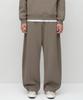 Brushed Curved Sweatpants [Taupe]