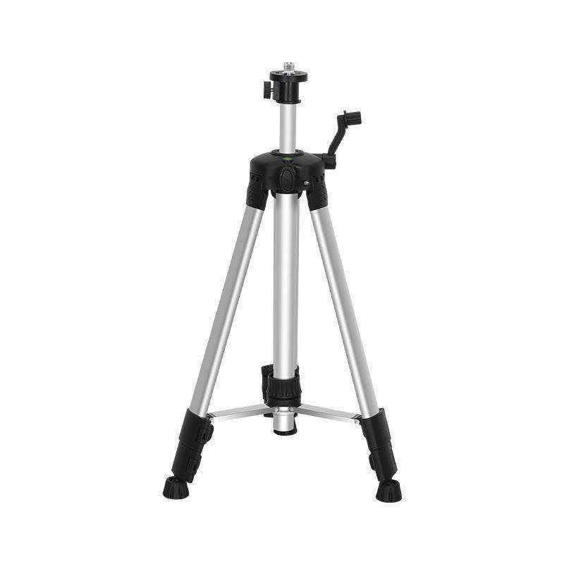 Treppiede Universale per Livella Laser a Infrarossi con Livella a Bolla e Supporto Telescopico Sollevabile