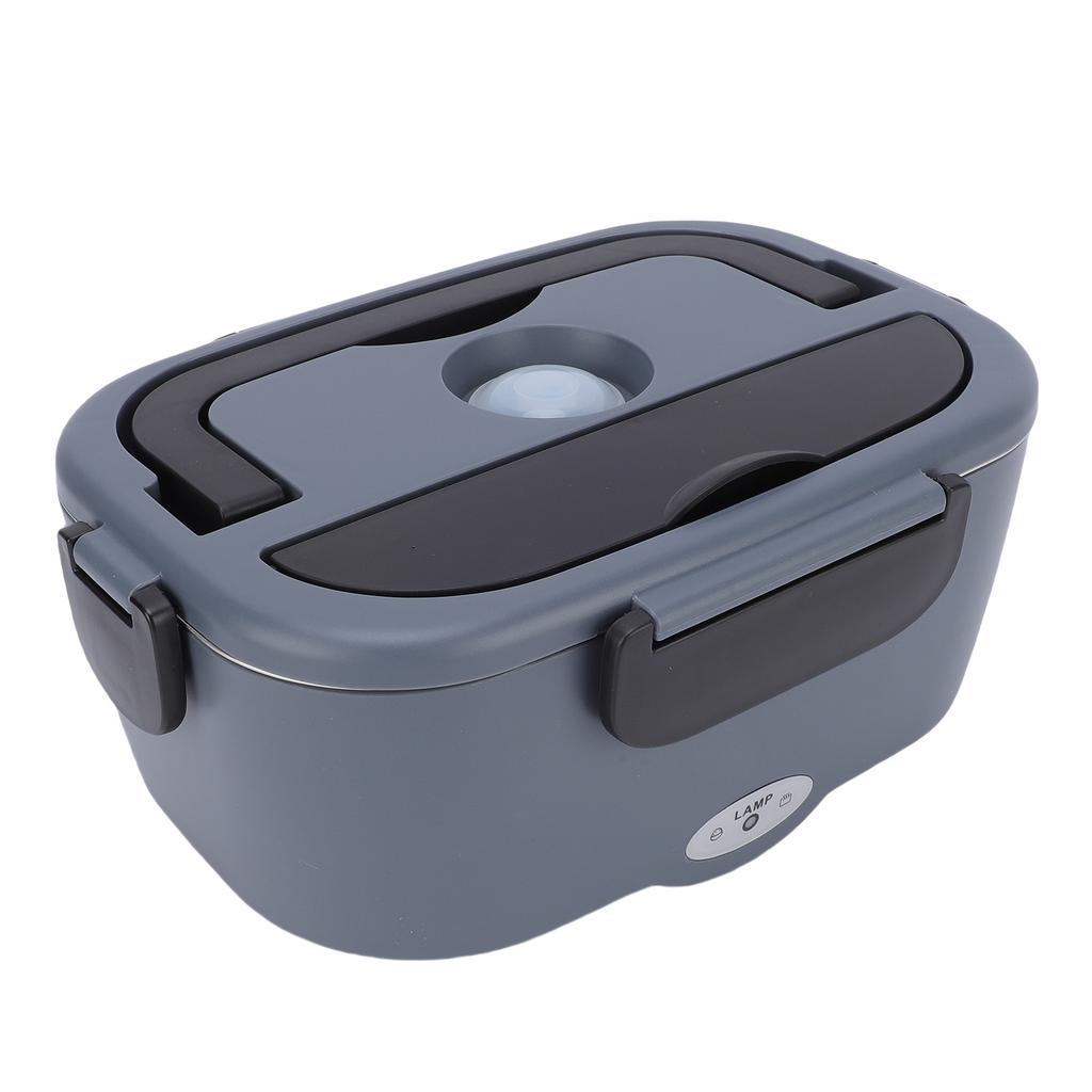 Electric Lunch Box Food Heater 80W Heated Portable Food Warmer for Car Truck Work with 304 Stainless Steel Container