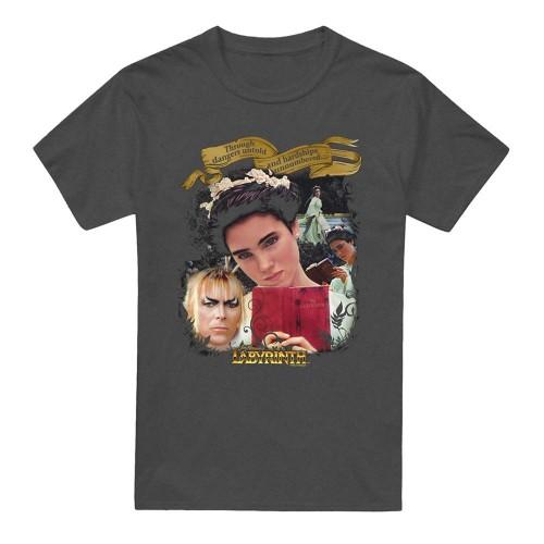 Labyrinth Unisex Adult Dangers Untold Heather T-Shirt