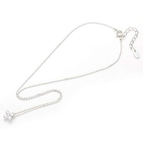 Gift Wrapped Eternal Silver Necklace 111424121813 [Set] 4℃ Women's