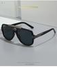 Retro Square Frame Sunglasses: Trendy European & American Men's Metal Design