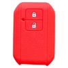 GRmkt Suzuki Car Smart Key Cover Silicone Case Scratch Resistant New Jimny Sierra Wagon R Stingray Swift Crosby Red