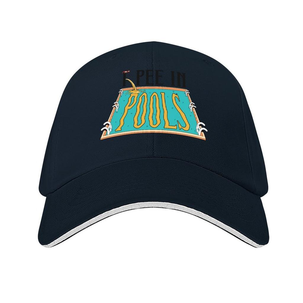 I pee in swimming pools Baseball Cap Male hat Christmas Hat black Luxury Brand Hats Woman Mens