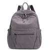 Schoolbag fashionable high-end simple nylon cloth casual small backpack women's 1011 new travel backpack women's small schoolbag