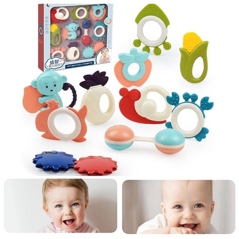 Baby Rattle Gift Set 10 Piece Bundle For Newborns