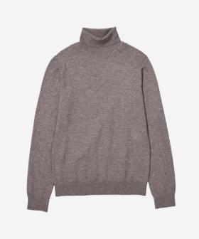 210EDIT Men'S Cashmere Blended Turtleneck Knit [Dark Beige]_Zz4Sw012