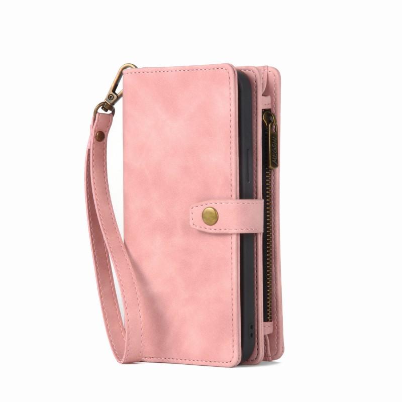Slim Flip Leather Case IPhone 15 With Card Slots Stand Magnetic Shockproof Cover 14 16
