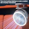 Motorcycle USB Rechargeable Table Fan Clip-on Type Portable Mini Desk 360 Degree Rotation Adjustable For Student Dormitory Amagi