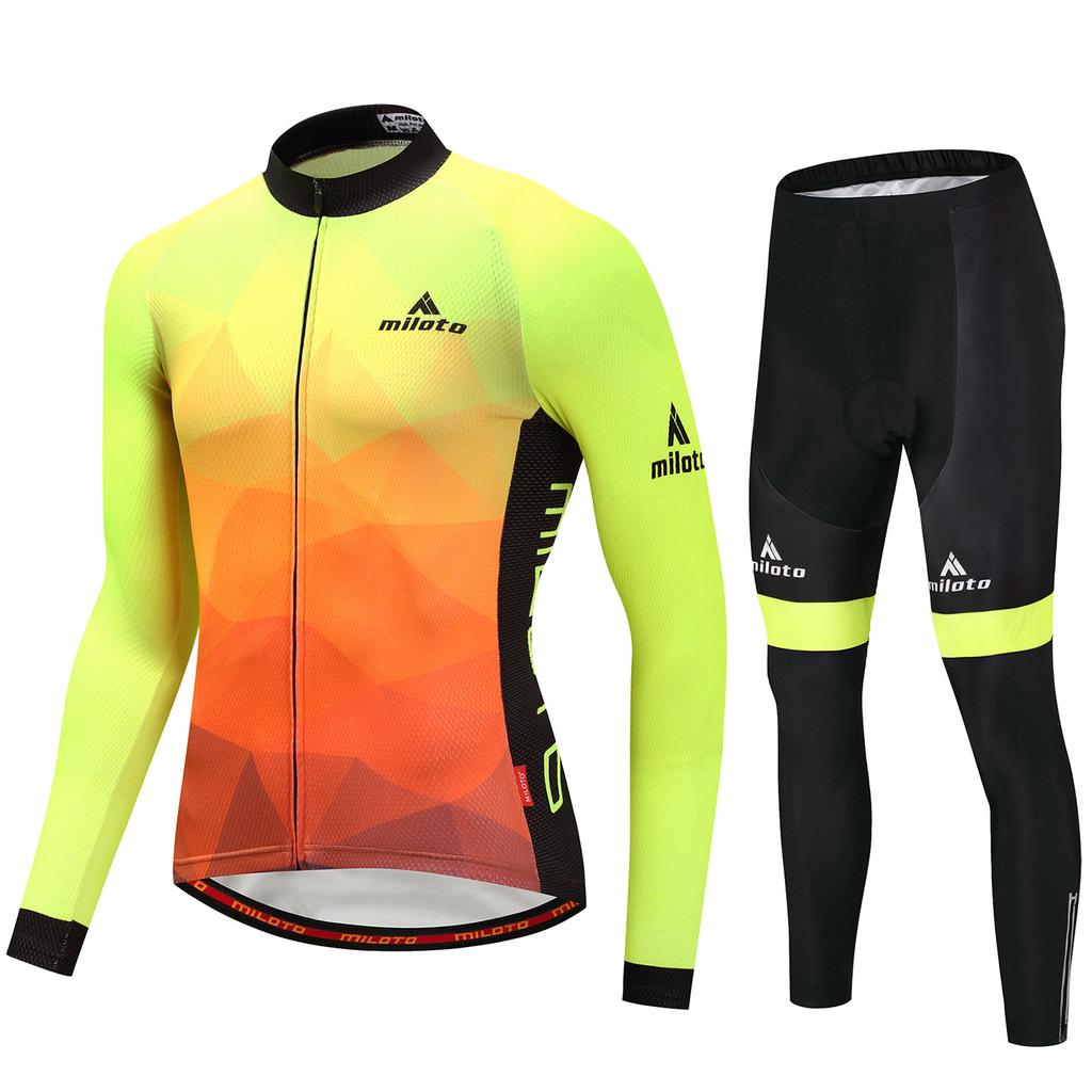 Cycling Suit Long Suit, Men's Cycling Suit 2026 Autumn Breathable Cycling Suit