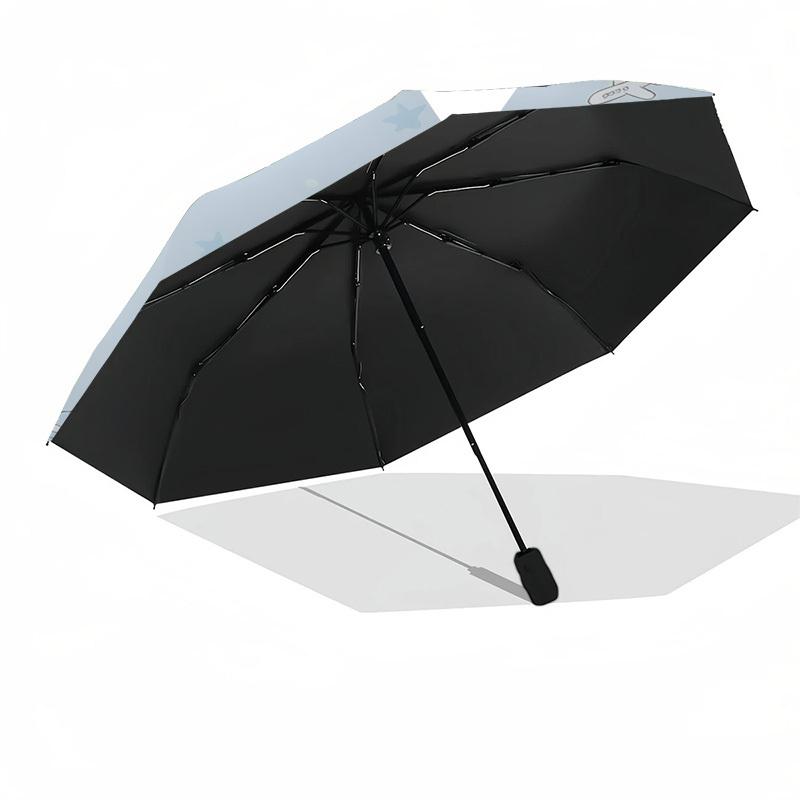 1pc CINNAMOROLL umbrella automatic open/close, 8-Rib Durable Frame, Compact Folding Design, Ideal Birthday/Holiday Gift 1200A
